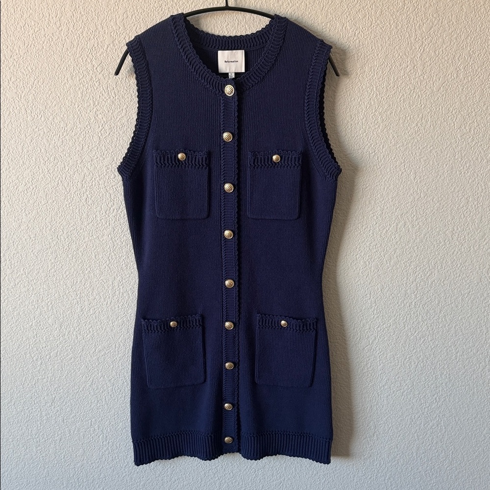Reformation Catalina Cotton Mini Dress - Picture 2 of 10